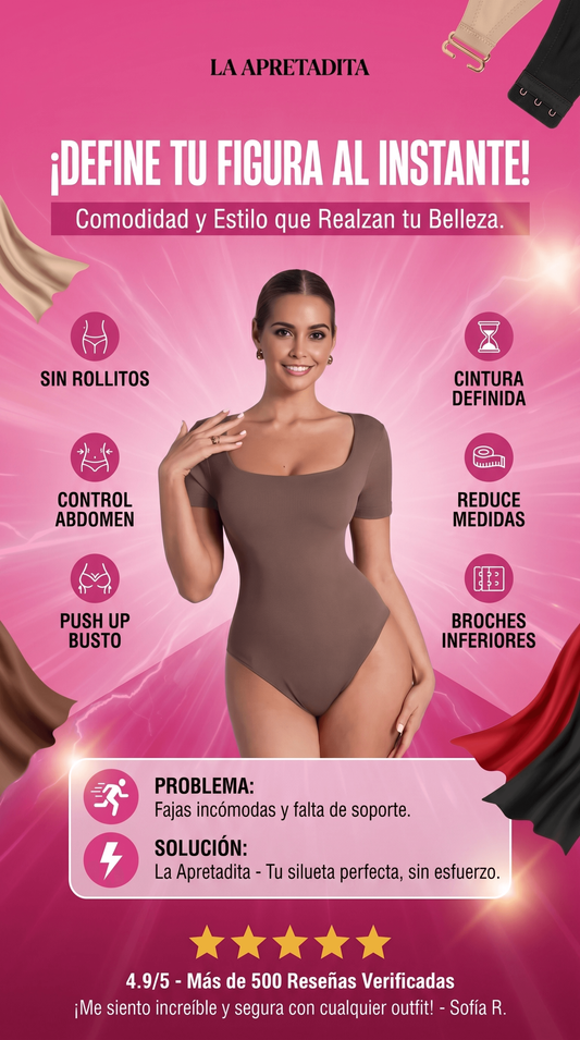 BODY MOLDEADOR FAJA MANGA CORTA